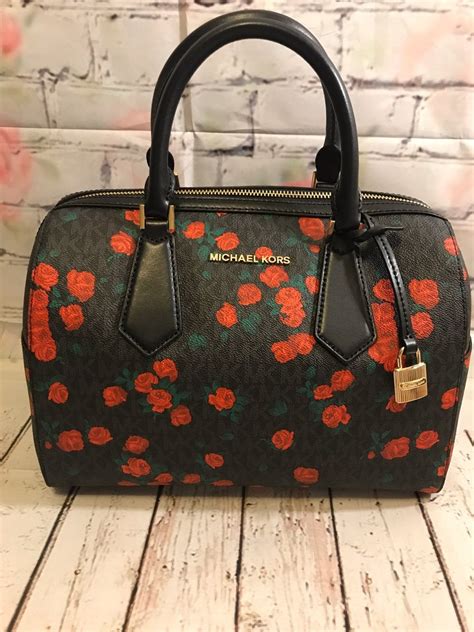 michael kors flower purse